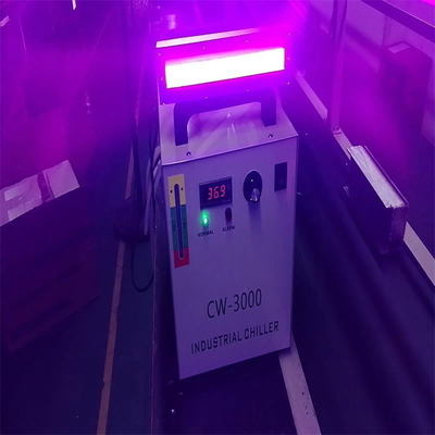 Label Printer UV LED Curing Lamp 600W 395nm 220x20mm Water Cooling