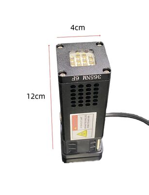 High-Intensity 365nm UV LED Curing System with 40x40mm Curing Area and Portable Design