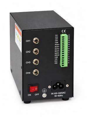 Four Head UV LED Spot Curing System Delivering High Irradiance Low Heat Output for Camera Module Assembly