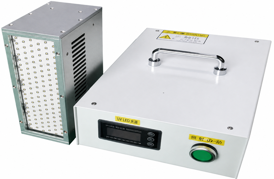Industrial 400W Air-Cooled UV LED Curing Light with 365nm/385nm/395nm/405nm Wavelengths