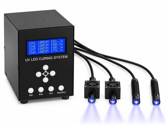Multi-Channel UV LED Spot Curing System with High Irradiance Output and Low Heat Generation for Precision Assembly