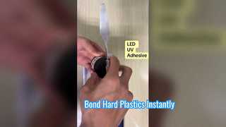 Fast Curing UV Glue for Hard to Bond Plastics