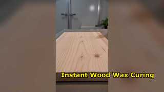 Portable UV LED Lamp for Fast Wood Wax Oil Curing