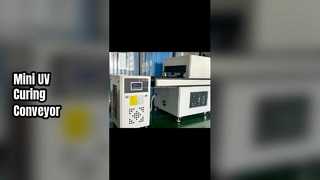 View Mini UV Curing Conveyor Water Cooling With 20000 Hours Lifespan Demo